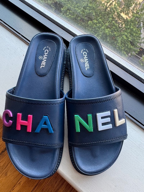 CHANEL Shoes - Chanel shoes flip flop boots sz 40 eu